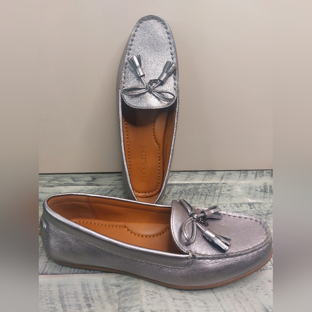 Coach Brown Leather Loafers